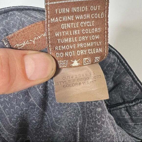 Paige Skyline Ankle Peg Jeans Black Wash - Picture 11 of 11